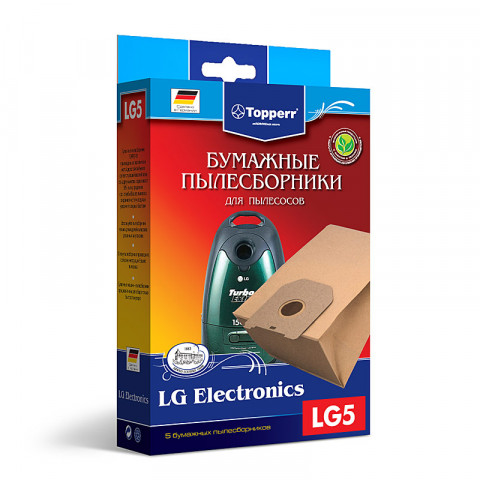 Topperr LG 5 пылесборники (5 штук ) LG