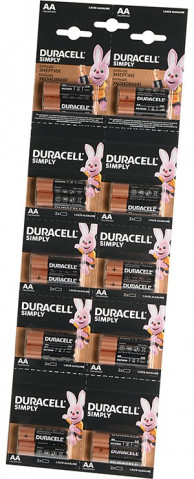 Duracell LR6-2BL Simply батарейки