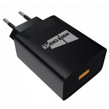 More choice NC52QCi 3.0A Black 1USB 8-pin зарядное устройство