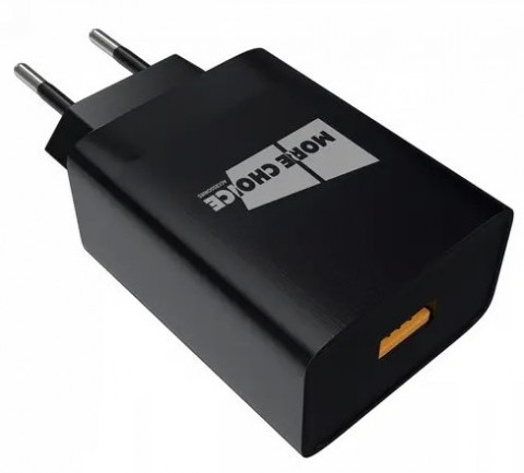 More choice NC52QCi 3.0A Black 1USB 8-pin зарядное устройство