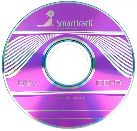 Smart CD-R 700Mb 48-52* компакт-диск с конвертом