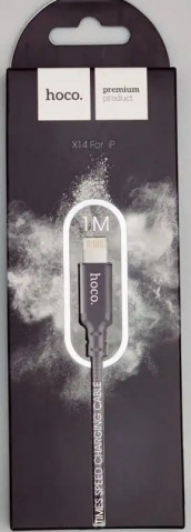 Hoco X14 USB 8 pin/2,4A 1m Black кабель