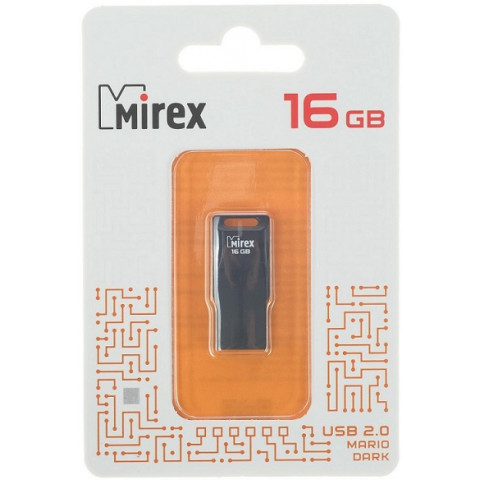 Mirex USB2.0 16Gb Mario Dark флешка