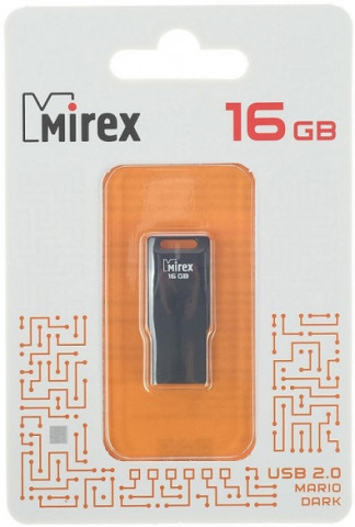 Mirex USB2.0 16Gb Mario Dark флешка