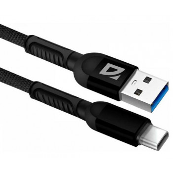 Defender F167 1m Black USB2.0 Type-C кабель