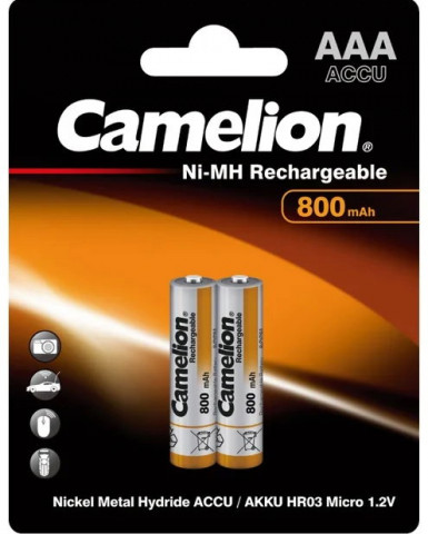 Camelion R03 800mAh bl2 аккумуляторы