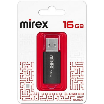 Mirex USB3.0 16Gb Unit Black флешка