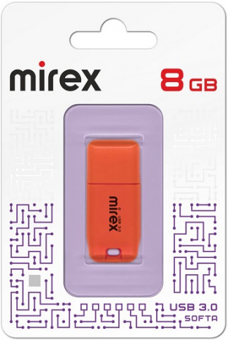 Mirex USB3.0 8Gb Softa Orange флешка