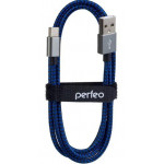 Perfeo U4904 3m Black Type-C USB2.0 кабель