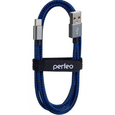 Perfeo U4904 3m Black Type-C USB2.0 кабель