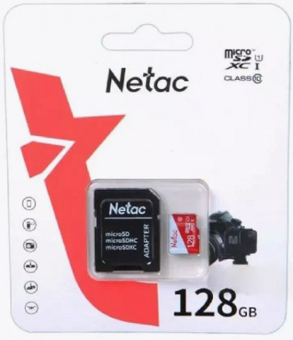 Netac microSDHC 128Gb P500 Class 10 UHS-I карта памяти