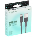 Borofone BX1 1m Black USB2.0-microUSB кабель