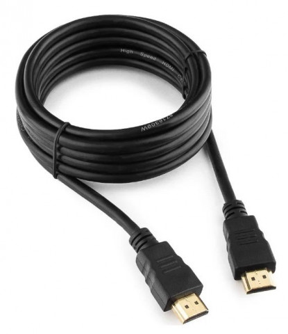 Cablexpert HDMI 3m v2.0, кабель HDMI черный, пакет