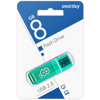 Smartbuy USB Flash drive 8Gb Glossy Green