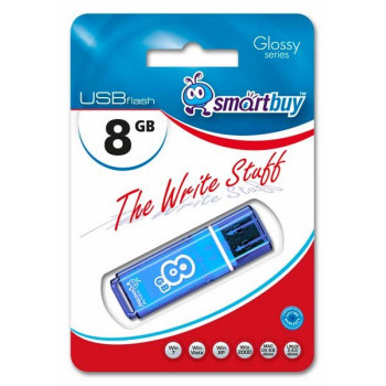 Smartbuy USB Flash drive 8Gb Glossy Blue