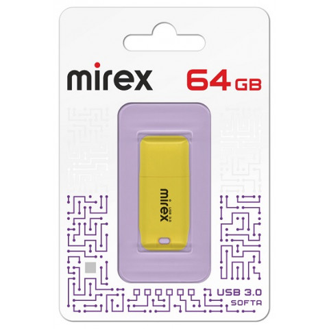 Mirex USB3.0 64Gb Softa Yellow флешка