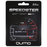 Qumo USB3.0 64Gb Speedster Black флешка