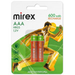 Mirex NiMh HR03 AAA 600mAh bl2 аккумуляторы