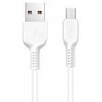 Hoco X20 USB micro USB/2A 1m White кабель