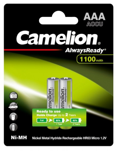 Camelion R03 1100mAh bl2 аккумуляторы