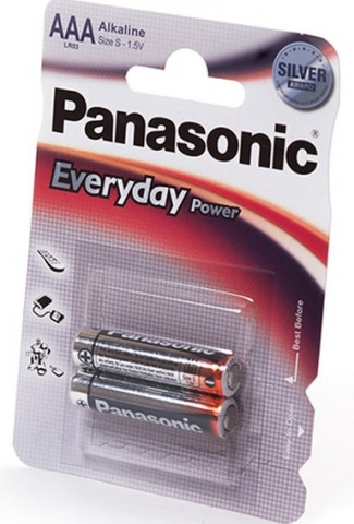 Panasonic LR03 Everyday Power bl/2 батарейки